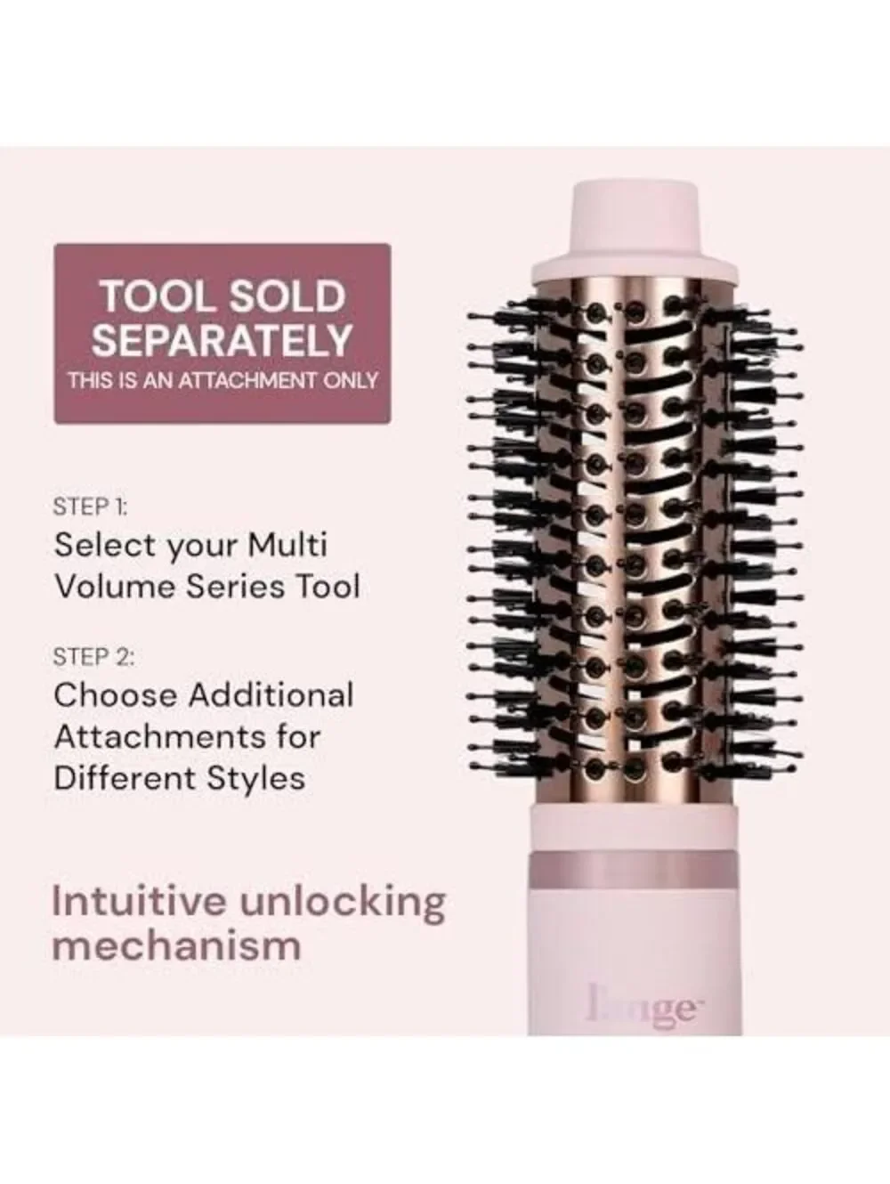 L'ANGE Hair Multi-Volume Series | 2-1 Interchangeable Dryer Brush ( Round 43mm)